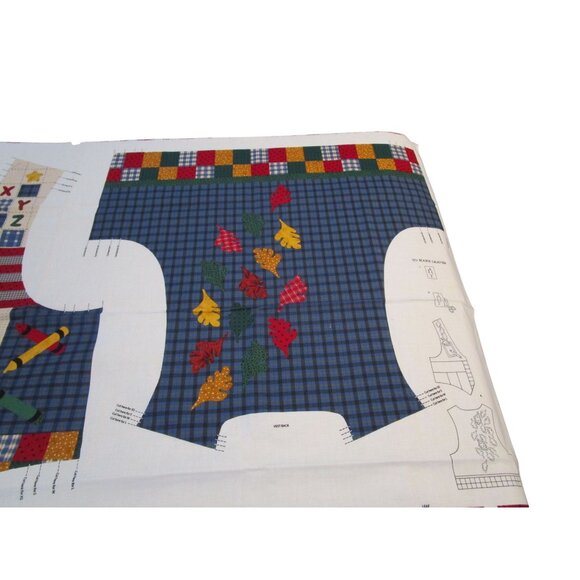 Vintage Uncut VIP  Back To School Vest Sewing Pattern Panel Fabric DIY Craft - Picture 7 of 11